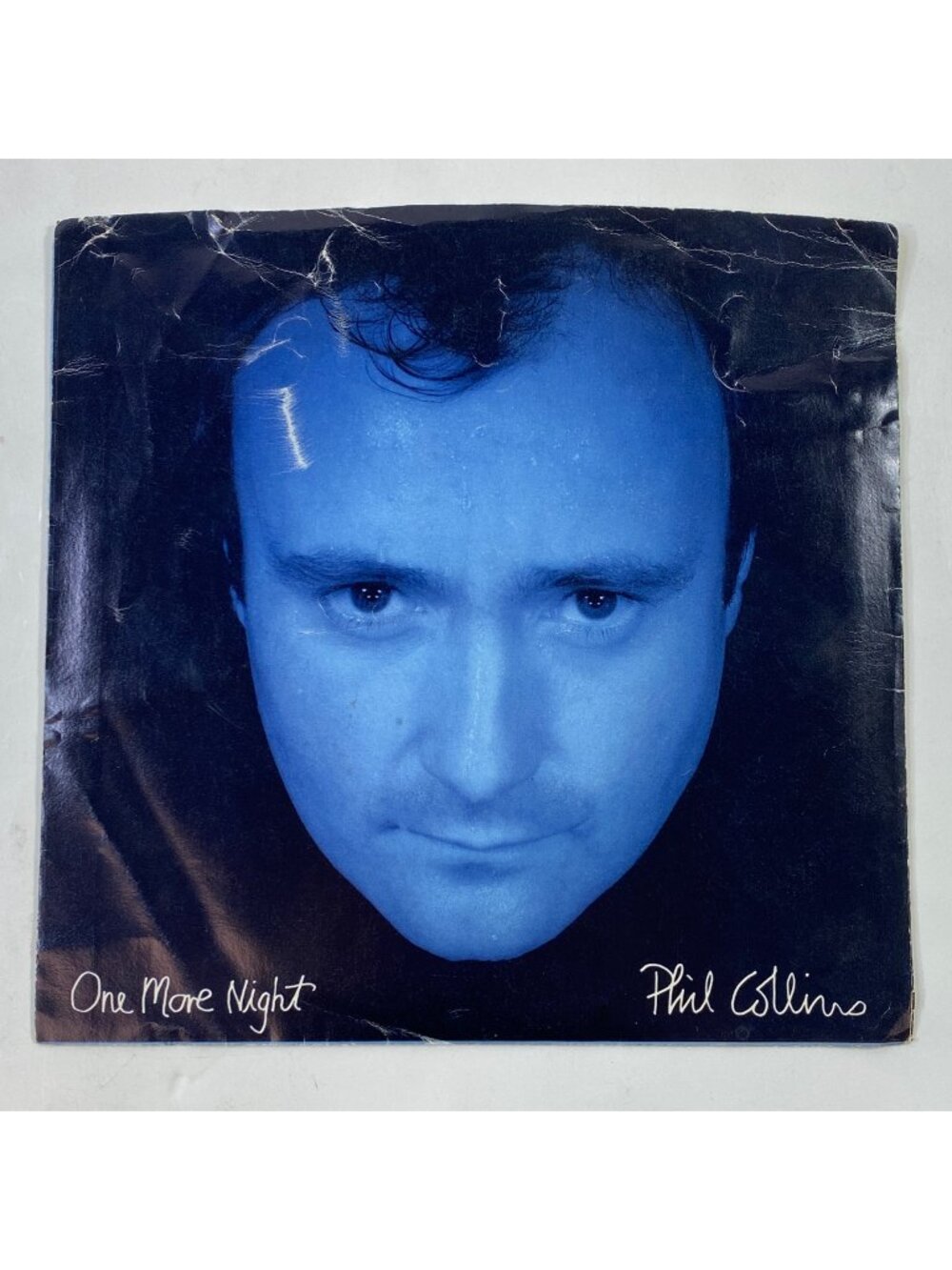 Phil Collins One More Night/Man With Horn 45 Rpm Vinyl Vintage Atlantic Records